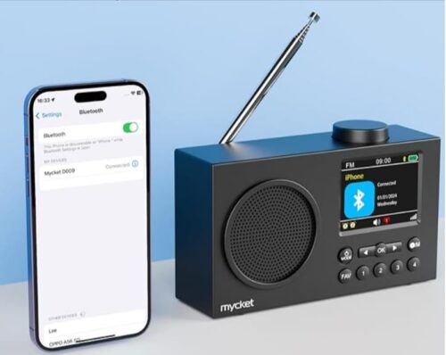 Mycket DAB Radio Portable, DAB Plus Digital Radio