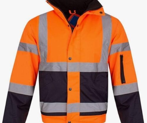 shelikes Hi Vis Viz Visibility Bomber Workwear Security
