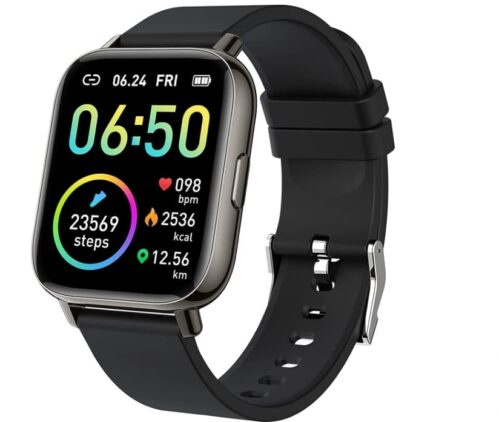 Smart Watch, Fitness Tracker 1.69" Touch Screen Fitness Watch with Heart Rate Sleep Monitor, Step Counter Smart Watch for Men Women Activity Trackers IP68 Waterproof Smartwatch Sports for iOS Android