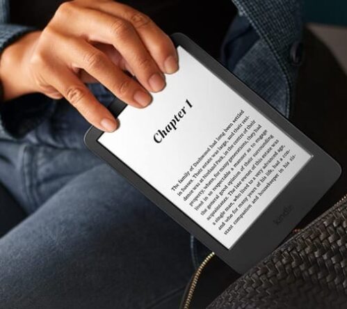 Kindle (2022 release) | The lightest and most compact Kindle, now with a 6", 300 ppi high-resolution display and double the storage, with ads, Black