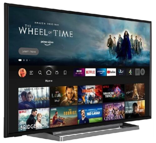 Toshiba UF3D 43 Inch Smart Fire TV 109.2 cm (4K Ultra HD, HDR10, Freeview Play, Prime Video, Netflix, Alexa voice control, HDMI 2.1, Bluetooth, Airplay)