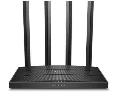 TP-Link AC1200 Wireless Dual Band Full Gigabit Wi-Fi Router, Wi-Fi Speed Up to 867 Mbps/5 GHz + 300 Mbps/2.4 GHz, 4+1 Gigabit Ports, Dual-Core CPU, Parental Control, Easy setup (Archer C6)